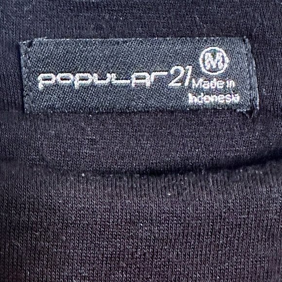 POPULAR 21 Black Bodycon Maxi Dress Size Medium - Picture 4 of 4